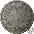 Francja, 5 franków, 1831 B