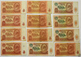 Rosja/ZSRR, LOT banknotów, 72 x 10 rubli, 1961/1991