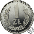 PRL, 1 złoty, 1986 - Lustrzanka