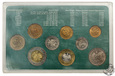 III RP, zestaw monet obiegowych, 1990-1995
