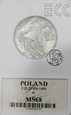 PRL, 5 złotych, 1959, Rybak, GCN MS 68