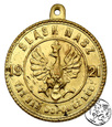 Polska, II RP, medalik, Śląsk Nasz 1921