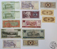 Chiny/ Singapur/ Korea, LOT banknotów - 13 szt