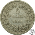 Francja, 5 franków, 1834 „T” - Nantes