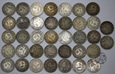 Szwajcaria, 37 x 1 frank 1875-1967, LOT