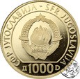 Jugosławia, 1000 dinarów, 1990, 29. Olimpiada szachowa 