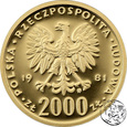 Polska, 2000 złotych, 1981, Bolesław II Śmiały