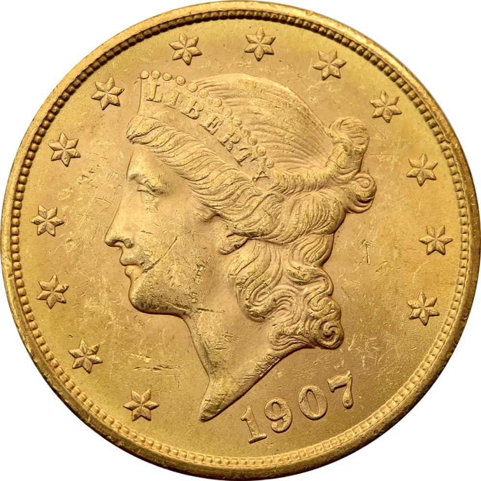 USA, 20 dolarów, 1907