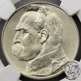 II RP, 5 złotych, 1936, Piłsudski, NGC MS62