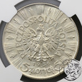 II RP, 5 złotych, 1936, Piłsudski, NGC MS62