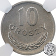 PRL, 10 groszy, 1961, NGC MS 65