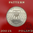 PRL, 200 złotych, 1987, ME w Piłce - małe PRÓBA 