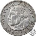 Niemcy, 2 marki, 1933 J, Luther