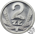 PRL, 2 złote, 1989 - Lustrzanka