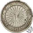 Niemcy, 50 pfennig, 1928, bez znaku