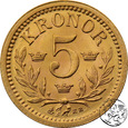 Szwecja, 5 koron, 1899