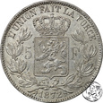 Belgia, 5 franków, 1872