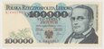 100.000 złotych 1990 seria K stan 2+  ładne