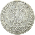 POLSKA - 10 ZŁOTYCH - II RP - GŁOWA KOBIETY - 1932 b.z.m. (9)