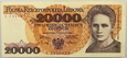 POLSKA - 20 000 ZŁOTYCH - Ser. S - 1989