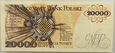 POLSKA - 20 000 ZŁOTYCH - Ser. S - 1989