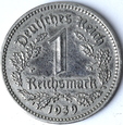 NIEMCY - 1 MARKA (REICHSMARK) - 1939 (2)