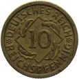 NIEMCY - WEIMAR - 10 REICHSPFENNIG - 1930 D
