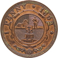 REPUBLIKA  POŁUDNIOWOAFRYK. - 1 PENNY (PENS) - 1892 RZADKA