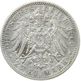 NIEMCY - BADENIA - 2 MARKI - 1905 - G - STUTTGART