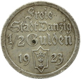 WOLNE MIASTO GDAŃSK - DANZIG - 1/2 GULDENA - 1923 (2)