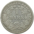 NIEMCY -  1 MARKA  - 1886 - F - SREBRO