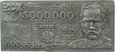 MEDAL - BANKNOT - 5 000 000 ZŁOTYCH - JÓZEF PIŁSUDSKI 1995 (2)
