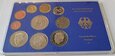 NIEMCY - RFN - SET MENNICZY - 1,2,5,10,50 PFENNIG, 1,2,2,2,5 MARK 1979