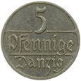 WOLNE MIASTO GDAŃSK - DANZIG - 5 PFENNIGE - 1923 (1)