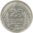 NIEMCY - 25 PFENNIG - 1912 A