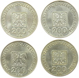 POLSKA - 200 ZŁOTYCH - 1974 - 4 SZTUKI