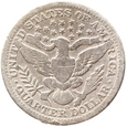 USA - 1/4 DOLARA - 25 CENTÓW - BARBER - 1908 (1)