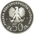  POLSKA - 50 ZŁOTYCH - GEN. WŁADYSŁAW SIKORSKI - LUSTRZANKA - 1981