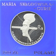 POLSKA - 100 ZŁOTYCH - MARIA SKŁODOWSKA - CURIE - 1974