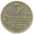 WOLNE MIASTO GDAŃSK - DANZIG - 5 PFENNIGE - 1923 (2)