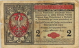 POLSKA - 2 MARKI POLSKIE - 1916/17 - SER. B - Generał