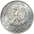 POLSKA - 100 000 ZŁOTYCH - 1990 - SOLIDARNOŚĆ - TYP A (2)