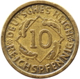 NIEMCY - WEIMAR - 10 REICHSPFENNIG - 1924 A (3)