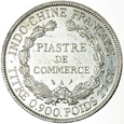 INDOCHINY FRANCUSKIE - 1 PIASTR - 1908