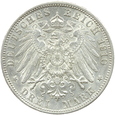 NIEMCY - WIRTEMBERGIA - 3 MARKI - 1910