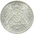 NIEMCY - WIRTEMBERGIA - 3 MARKI - 1910