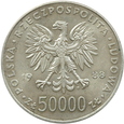 POLSKA - 50 000 ZŁOTYCH - JÓZEF PIŁSUDSKI - 1988 (6)