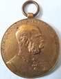 AUSTRO-WĘGRY - MEDAL SIGNUM MEMORIAE - 1848-1898