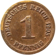 NIEMCY - 1 PFENNIG - 1905 G