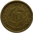 NIEMCY - WEIMAR - 10 REICHSPFENNIG - 1924 D (2)